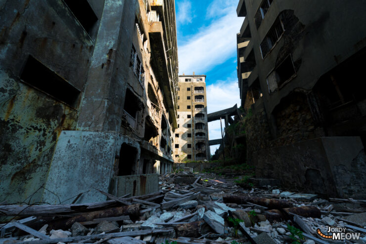 Exploring Gunkanjima: Abandoned Cityscape in Nagasaki, Japan.