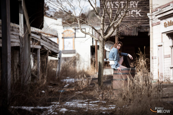 Deserted cowboy theme park in Tochigi, Japan. Eerie beauty of forgotten spaces.