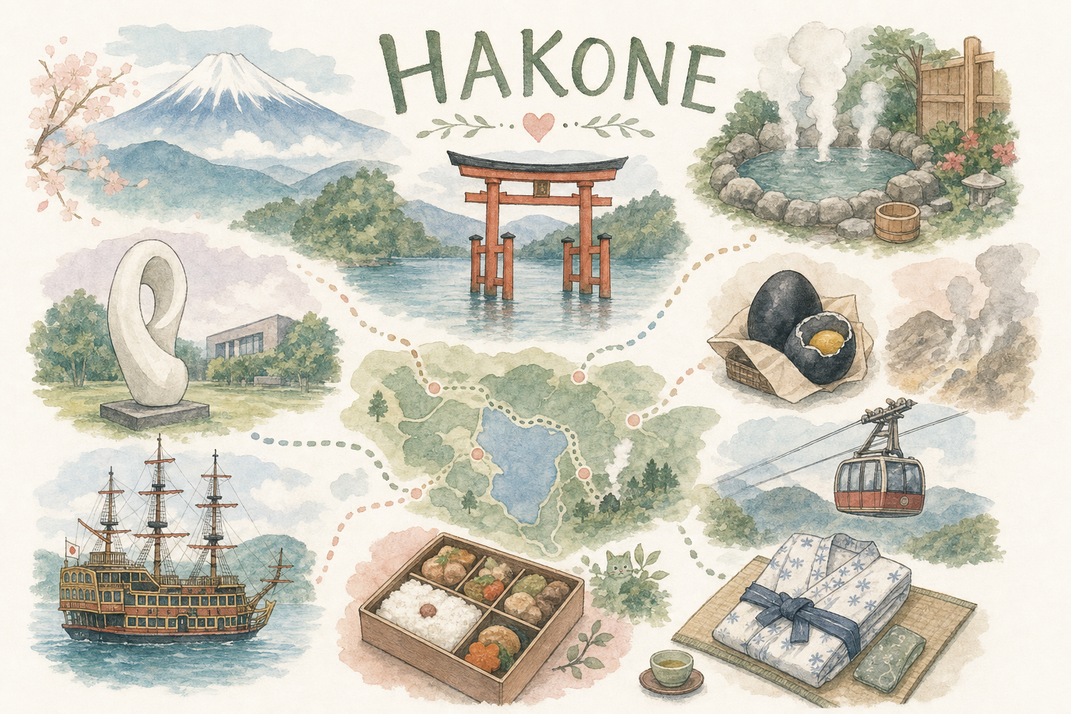 箱根で何をする？