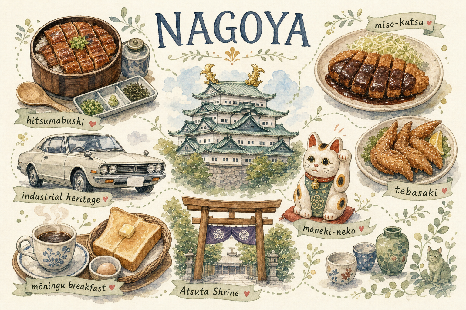 名古屋で何をする？